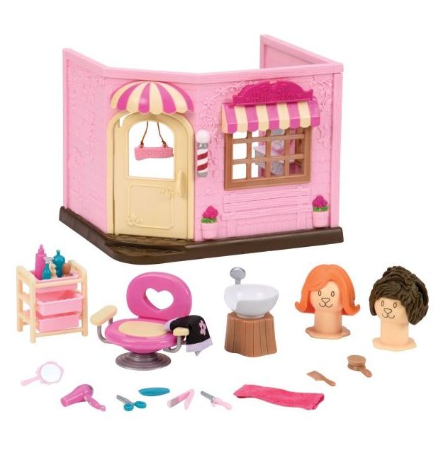 Li`l Woodzeez Игровой набор - Парикмахерская (маленькая)
