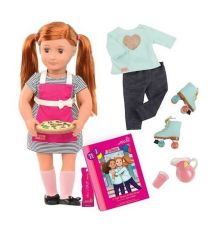 Our Generation Набор DELUXE - Ноа готовит обед с книгой