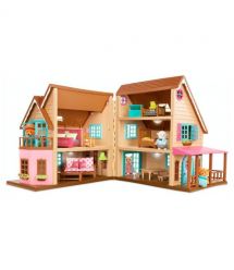 Li`l Woodzeez Игровой набор - Большой коттеджный дом