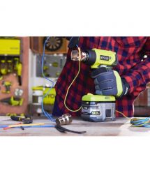 Ryobi Фен строительный ONE+ R18HG-0 18В, 0 - 470°C, 170л/мин (без АКБ и ЗУ)