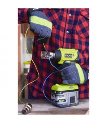Ryobi Фен строительный ONE+ R18HG-0 18В, 0 - 470°C, 170л/мин (без АКБ и ЗУ)
