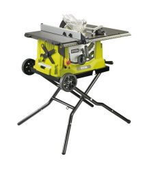 Ryobi Станок распиловочный RTS1800EF-G 1800Вт настольная 254мм со станиной и транспорт.колесами