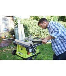 Ryobi Станок распиловочный RTS1800EF-G 1800Вт настольная 254мм со станиной и транспорт.колесами