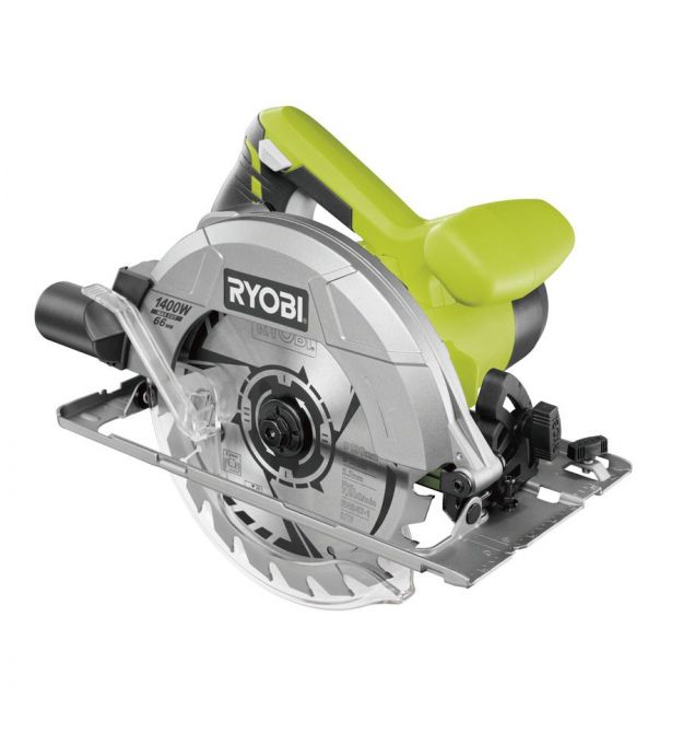 Ryobi Пила дисковая RCS1400-G 1400Вт 190мм, 66мм, 5000 об/мин