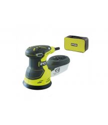 Ryobi Шлифмашина эксцентриковая ROS300A, 300Вт, 125мм, 20 листов