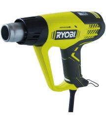 Ryobi Фен EHG2020LCD промышленный, 2000Вт, 250/500л/мин, 50-650С, LCD, 0.8кг