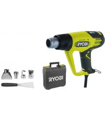 Ryobi Фен EHG2020LCD промышленный, 2000Вт, 250/500л/мин, 50-650С, LCD, 0.8кг