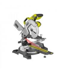 Ryobi Пила торцовочная EMS254L с протяжкой 2000Вт, 254 мм, 4500 об/мин, лазер