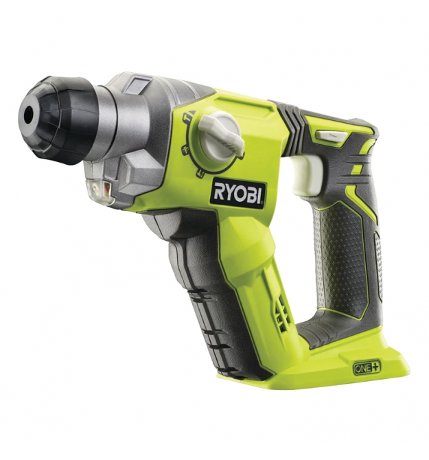 Ryobi Перфоратор ONE+ R18SDS-0 SDS+ 18В, 16мм, 1.3Дж, 4 режима работы, 1,7кг (без АКБ и ЗУ)