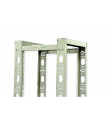 Стійка 45U, подвійна, сіра (без ніг)