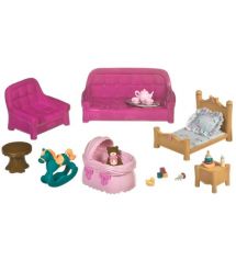 Li`l Woodzeez Игровой набор - Гостиная и Детская