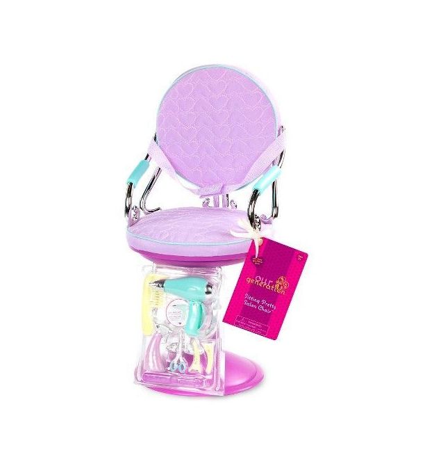 Our Generation Набор аксессуаров - Кресло для салона фиолетовое