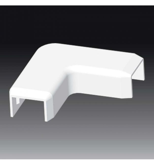 Угол прямой LH 15х10 белого цвета Серия LH ПВХ