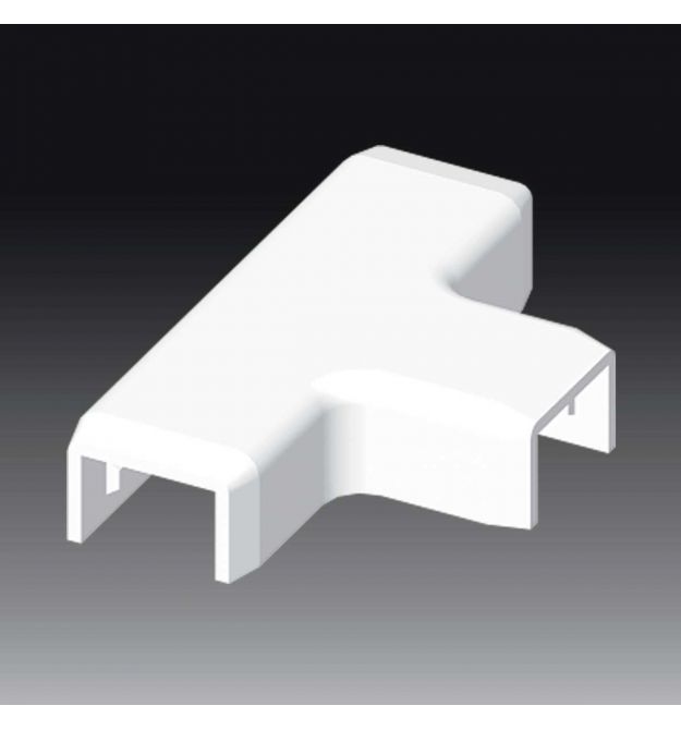 Тройник LH 15х10 белого цвета Серия LH ПВХ