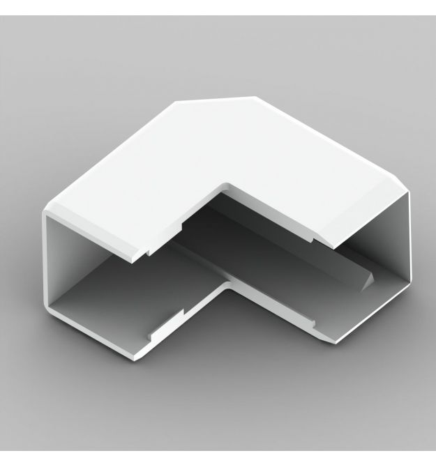 Угол наружный для LHD 20x20 белого цвета Серия LHD ПВХ