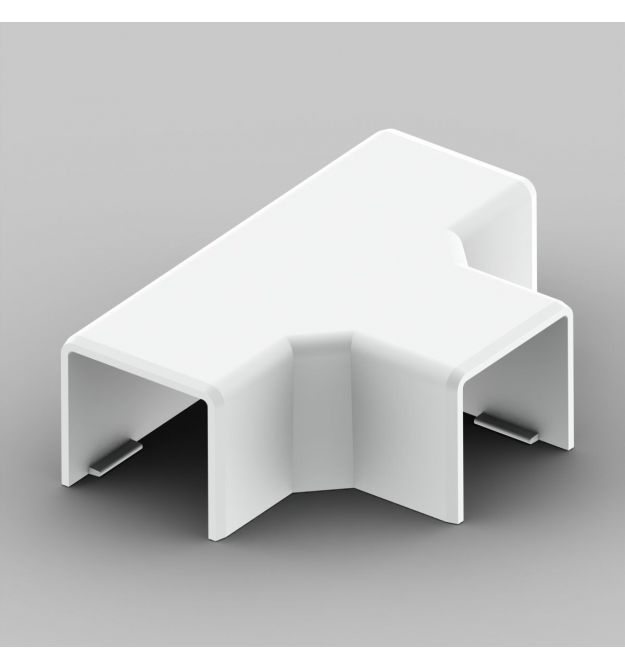 Трійник для LHD 20x20 білого кольору Серія LHD ПВХ