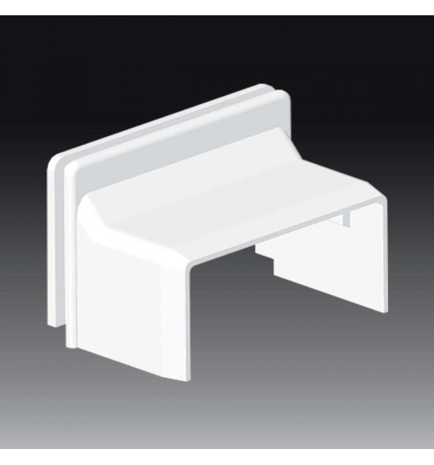 З'єднувач перехідний для коробки LK 80x28 білого кольору Серія LHD ПВХ