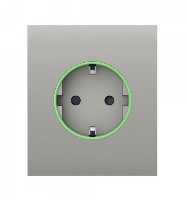 Передня панель розетки Ajax CenterCover (smart), центр, Устрична