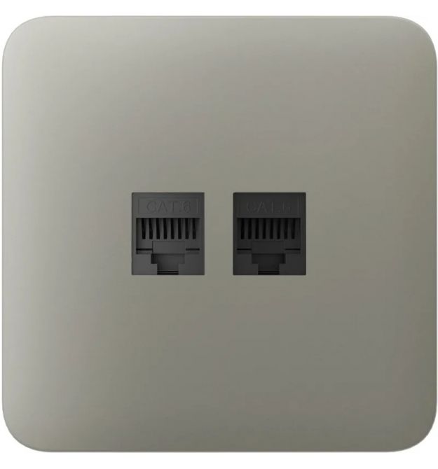 Фронтальная панель Ajax SoloCover (LAN), Оливкова