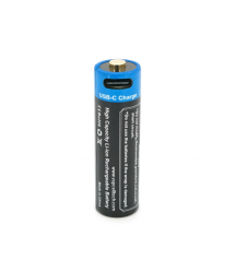 Акумулятор 14500 Li-Ion Vapcell P1422A, 2250mAh, 1.5V AA 3.4Wh, USB type-c