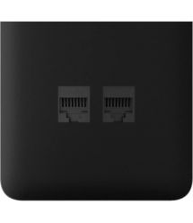 Фронтальна панель Ajax SideCover (LAN) vertical, бічна, Чорна