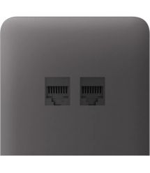 Фронтальна панель Ajax SideCover (LAN) vertical, бічна, Сіра