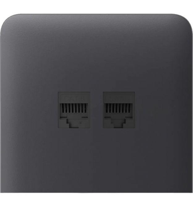 Фронтальна панель Ajax SideCover (LAN) vertical, бічна, Графіт