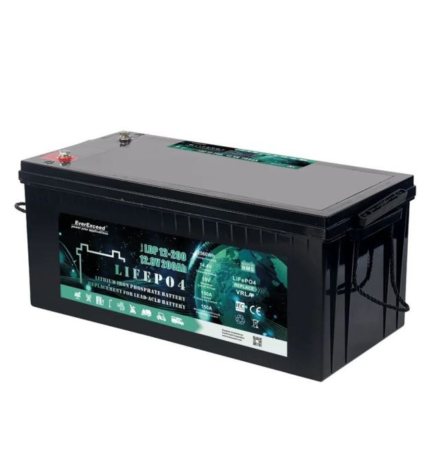 Акумуляторна батарея літій-залізо-фосфатна 12.8В 200А*год EverExceed LDP 12-200 LiFePO4