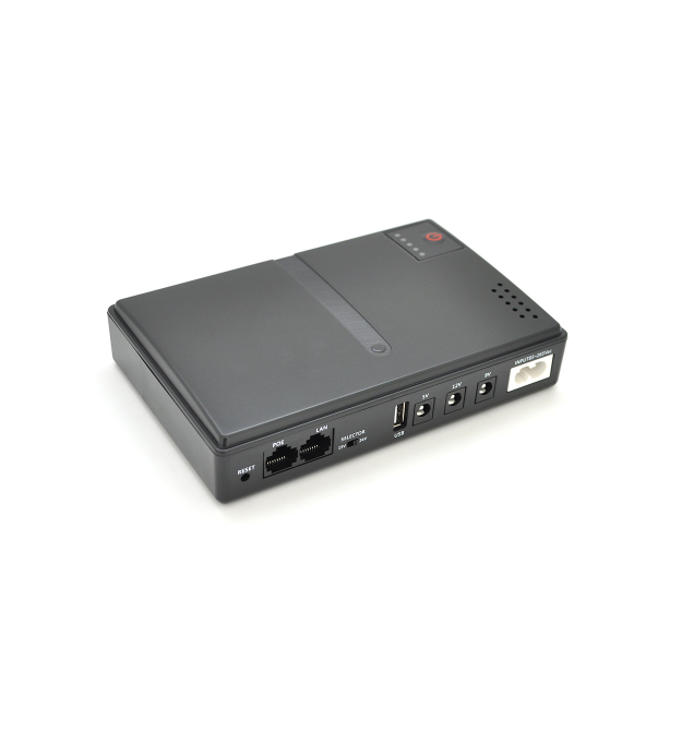 ДБЖ UPS-18W DC1018P YT45453 для роутерів - комутаторів - PON - POE-430, 5 - - 9 - 12V, 1A, 11200MAh(знімні 4*2800MAh), Black, BO