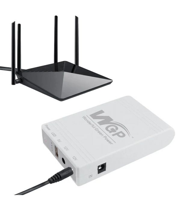 Источник бесперебойного питания для роутера UPS103C (16000 мАч)