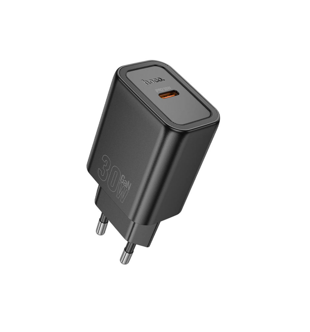 СЗУ HOCO N62 110-240V, PD30W, USB-C, Black, Box