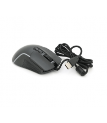 Миша провідна JEDEL GM109, 7 кнопок, 800 - 1600 - 2400 - 4800 - 6000 - 12400DPI, кабель 1,35 м. RGB підсвічування. Black. Box