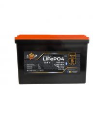 Аккумулятор LP LiFePO4 12,8V – 100 Ah (1280Wh) (BMS 100A/50А) пластик LCD USB Smart BT