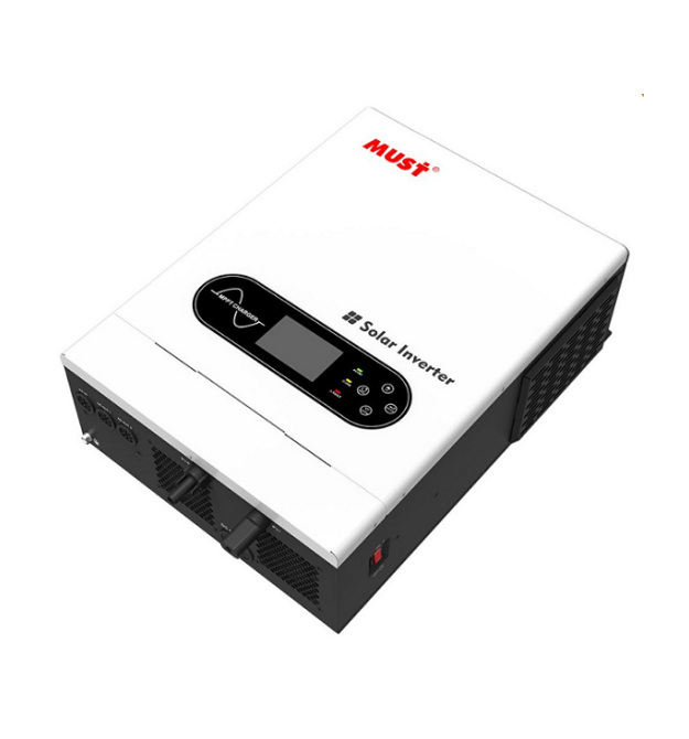 Гібридний інвертор MUST PV18-6248ECO. 6200W, 48V, струм заряду 100A, 170-280V, MPPT (100А, 120-450 Vdc), 428x318x140 мм. 10 кг.