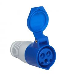 Розетка переносная UEA 213 16А 220В 2Р+Е IP44