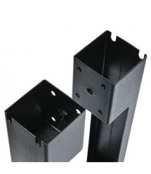 Опора 100 мм шафи шириною 610 мм чорна, серія MGSE