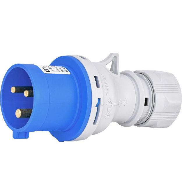 Вилка кабельная ЕТІ EV-3232 IP44 32A 230V 2P+PE