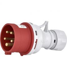 Вилка кабельная ЕТІ EV-3253 IP44 32A 400V 3P+N+PE
