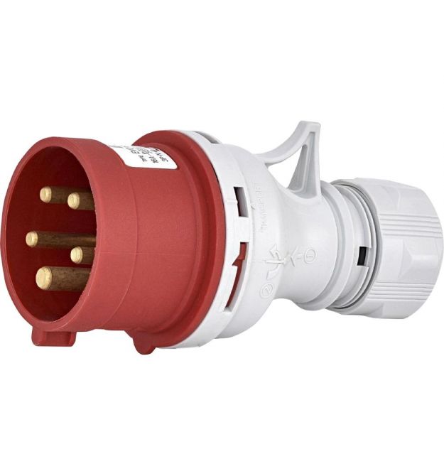 Вилка кабельная ЕТІ EV-3253 IP44 32A 400V 3P+N+PE