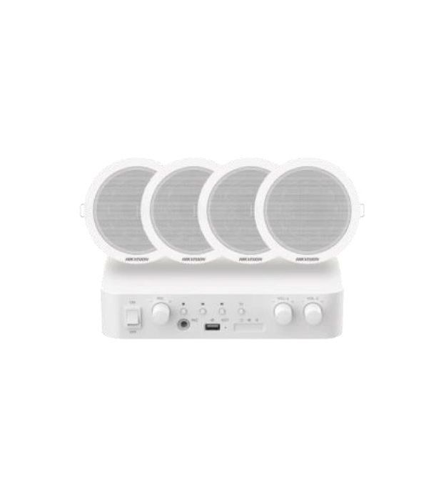 Гибридный аудиокомплект Hikvision DS-QAE1KA80206-4
