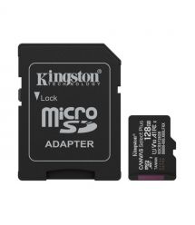 Карта пам'яті microSDXC Kingston 128GB Canvas Select Plus Class 10 UHS-I + SD-адаптер (SDCS3/128GB)
