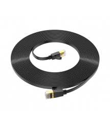 Патч-корд литий HOCO US07, FTP, RJ45, Cat.6, 10m, чорний