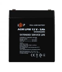 Розпродаж (3861) Акумулятор AGM LPM 12V - 5 Ah (11-2024)