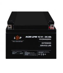 Розпродаж (4134) Акумулятор AGM LPM 12V - 26 Ah (09-2024)