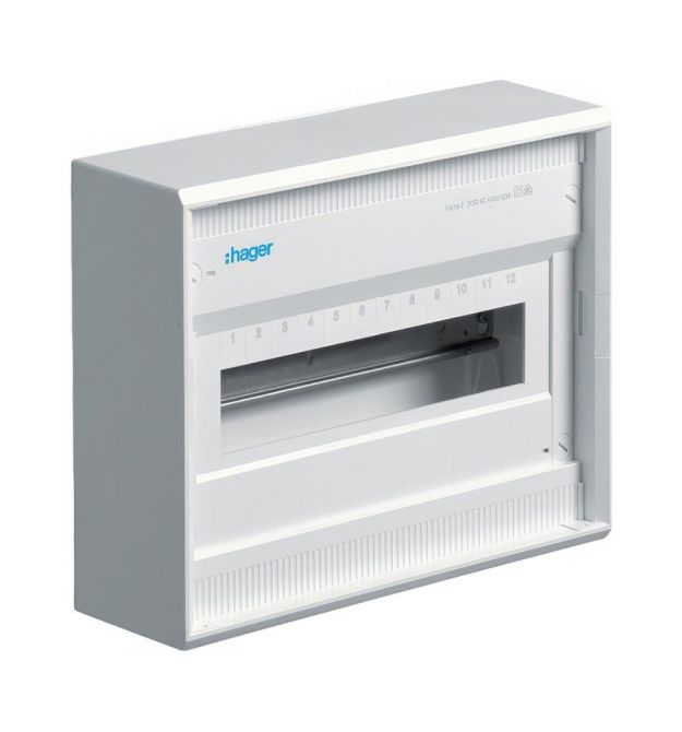 Щит розподільчий на 12(14) модулів Hager VOLTA, без дверей
