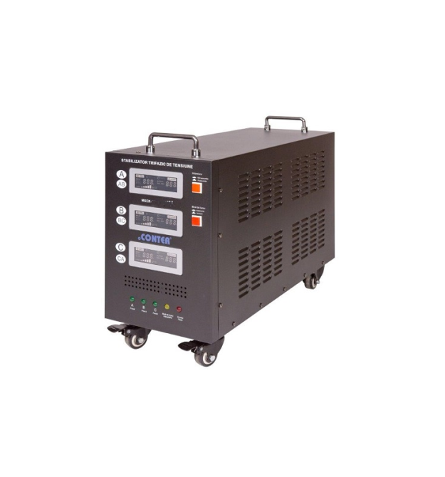 Стабілізатор напруги Conter MSER-15KVA - 12KW-400V-V2 трифазний, сервопривід, монтажу підлоги, LED дисплей, діап225-450V, AC4003