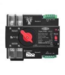 Автоматичний перемикач (АВР) під DIN-рейку TOMZN TOQ7-2P 100A 2 полюси