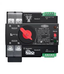 Автоматичний перемикач (АВР) під DIN-рейку з Wi-Fi TOQ7e-100-2P 100A 2 полюси