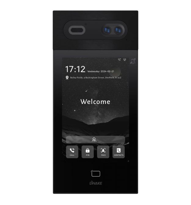 Вызывная панель Dnake S617/F (врезная) S617 Android 8" IPS IK08