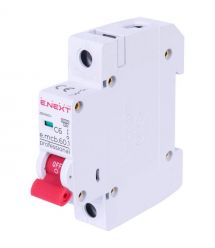 Модульный автоматический выключатель E.Next e.mcb.pro.60.1.C 1р 6А C 6кА